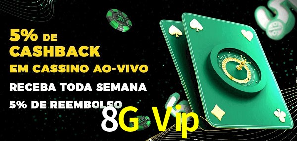 Promoções do cassino ao Vivo 8G Vip